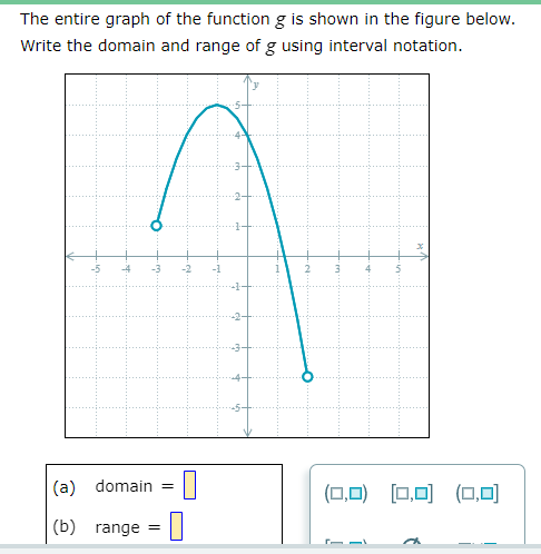 question 1 For each graph below, state whether it