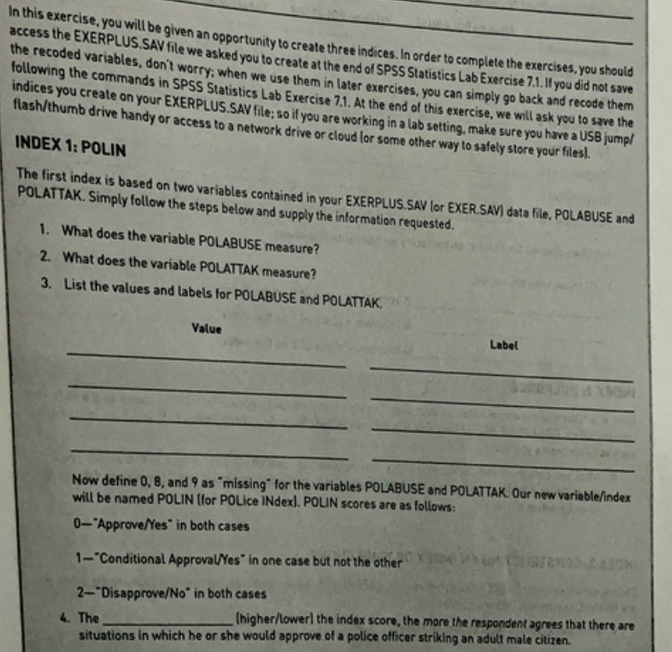 In this exercise, you will be given an