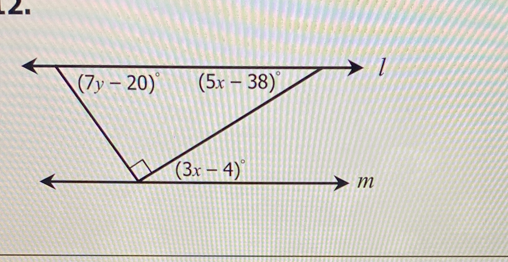 Find y??? I know that - x = 17 \f