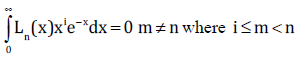 Prove Laguerre polynomials are orthogonal \f\f\f\f