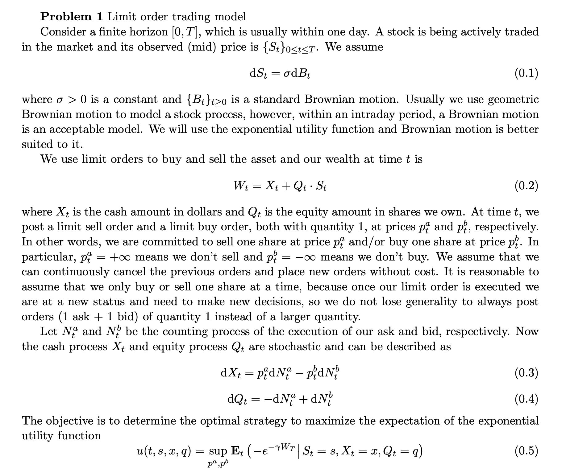 hi this this the question Problem 1 Limit order