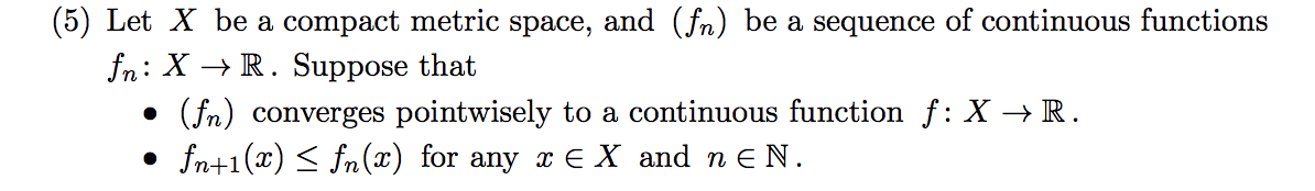 .............. (5) Let X be a compact metric