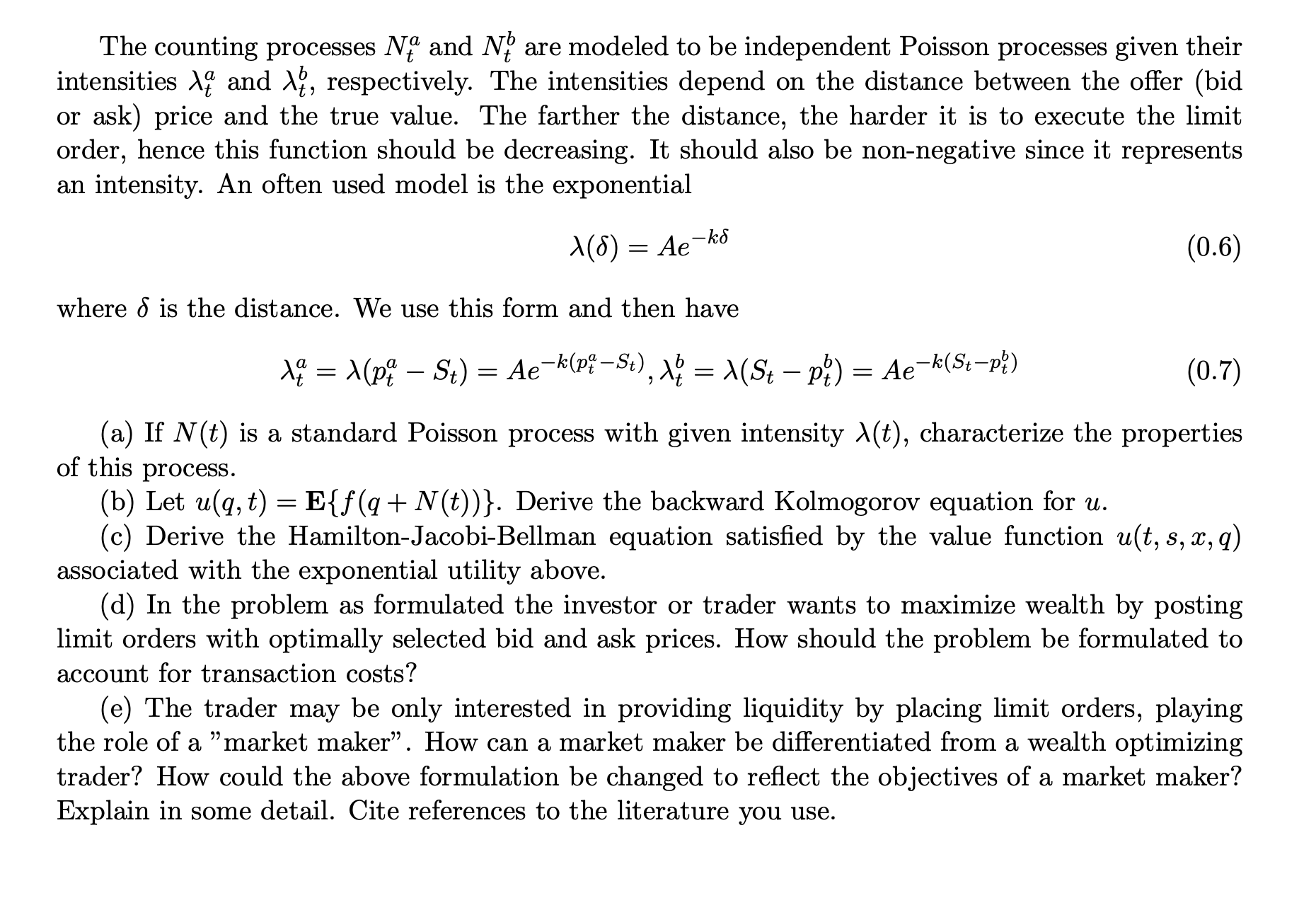 hi this this the question Problem 1 Limit order