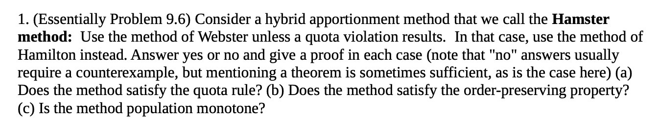 1. (Essentially Problem 9.6) Consider a hybrid