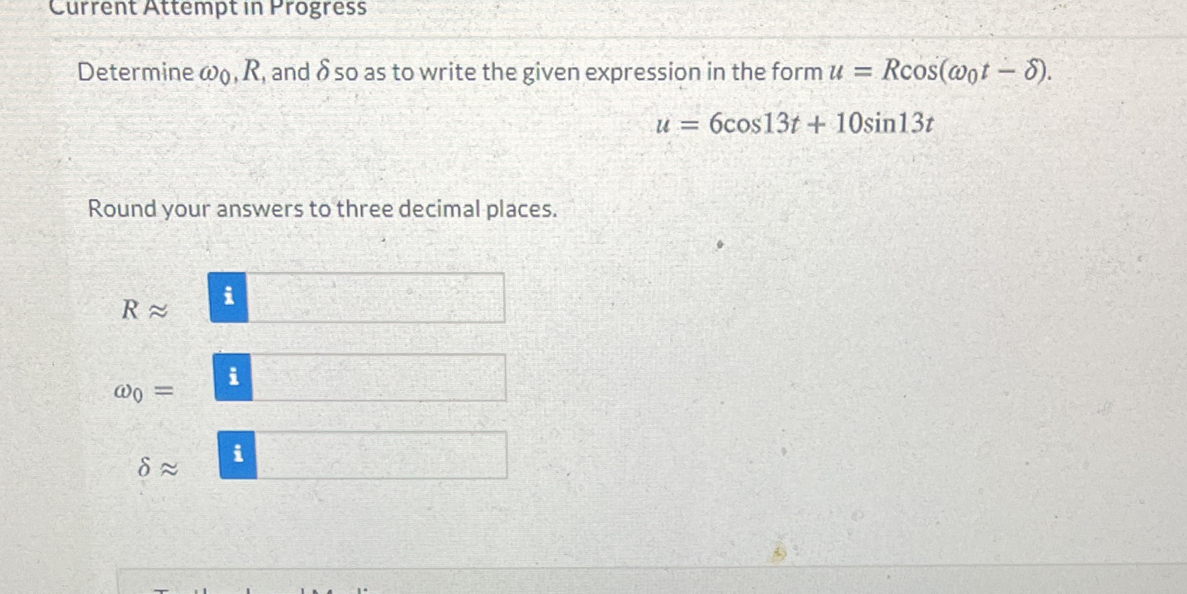 Please be clear Current Attempt in Progress