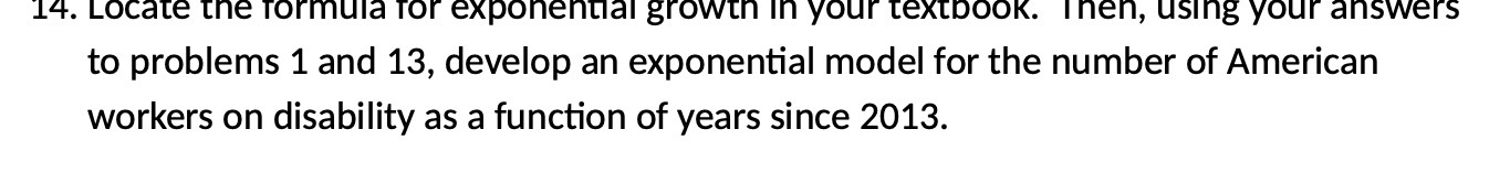 14. Locate the formula for exponential growth in