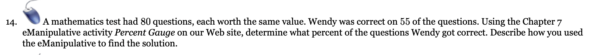 Show how you got your answer. F 14. ' A