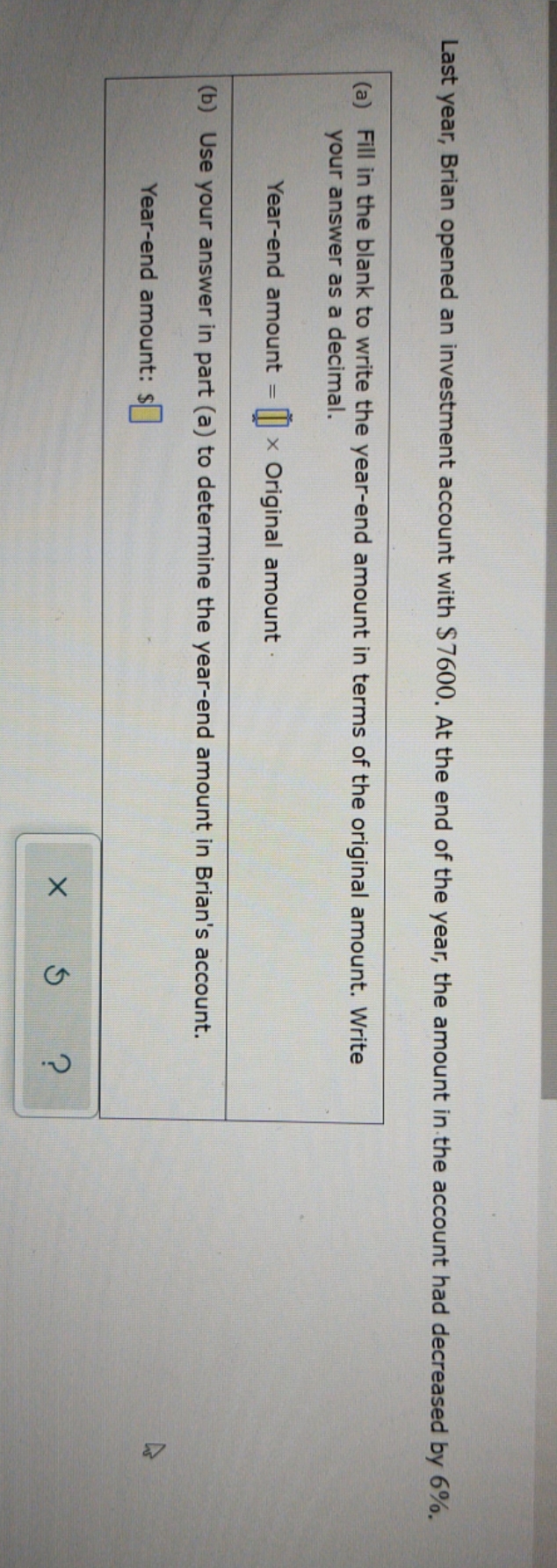 GCU - MAT-144 Last year, Brian opened an