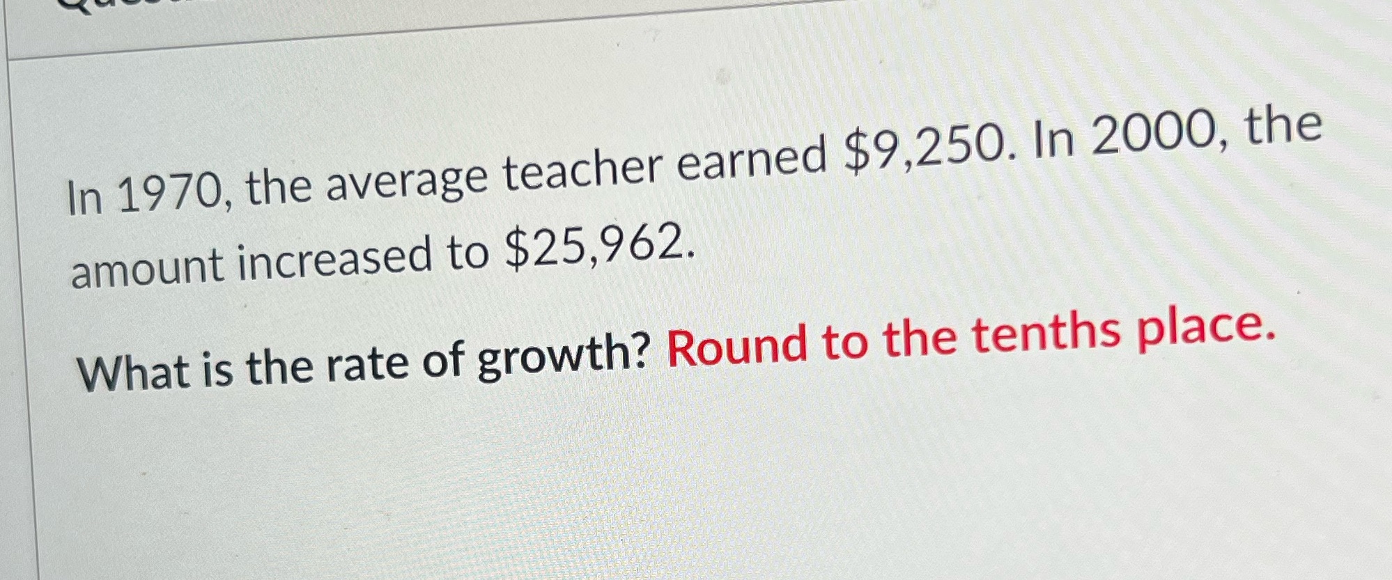 In 1970, the average teacher earned $9,250. In