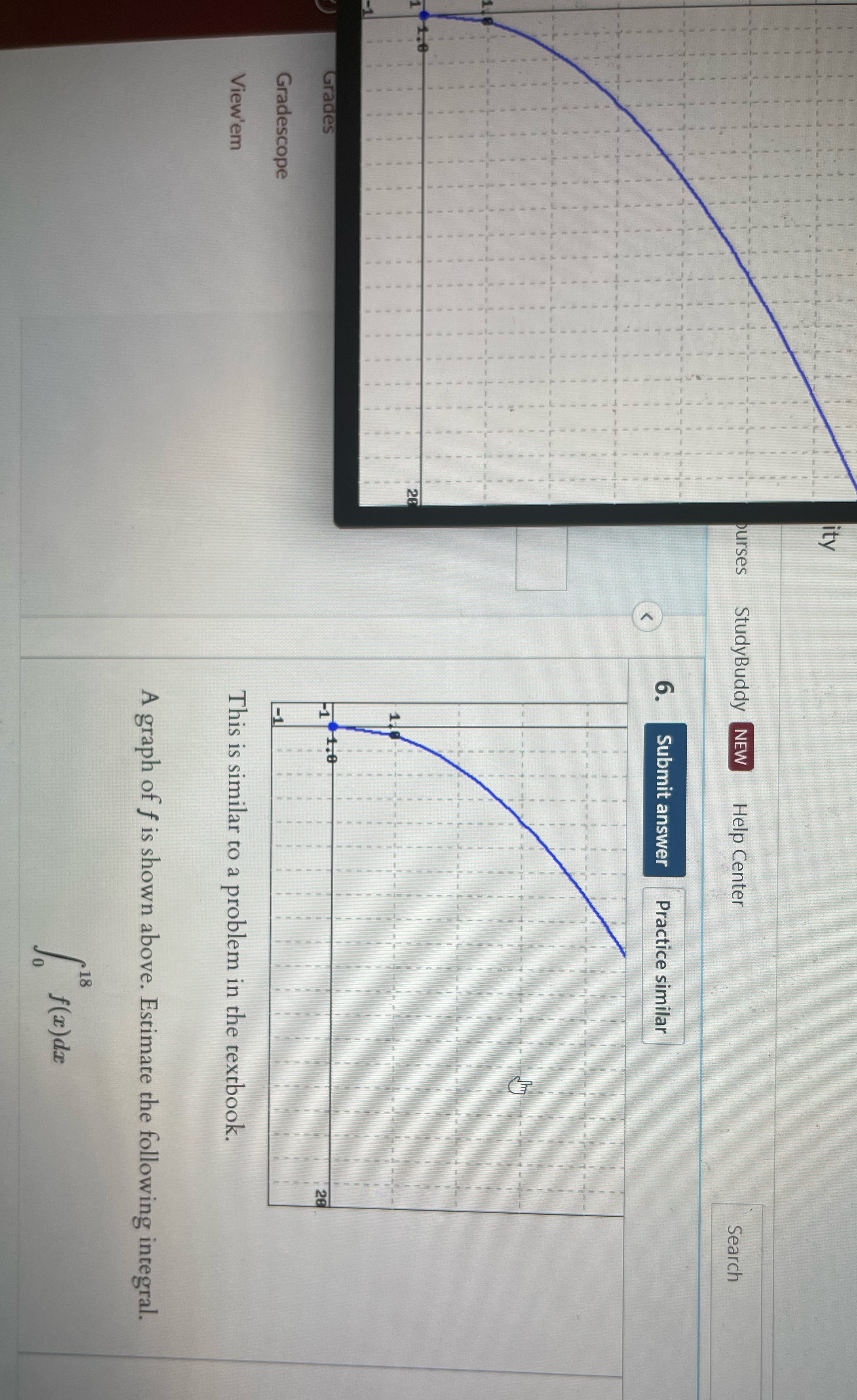 From calculus and need help estimate the