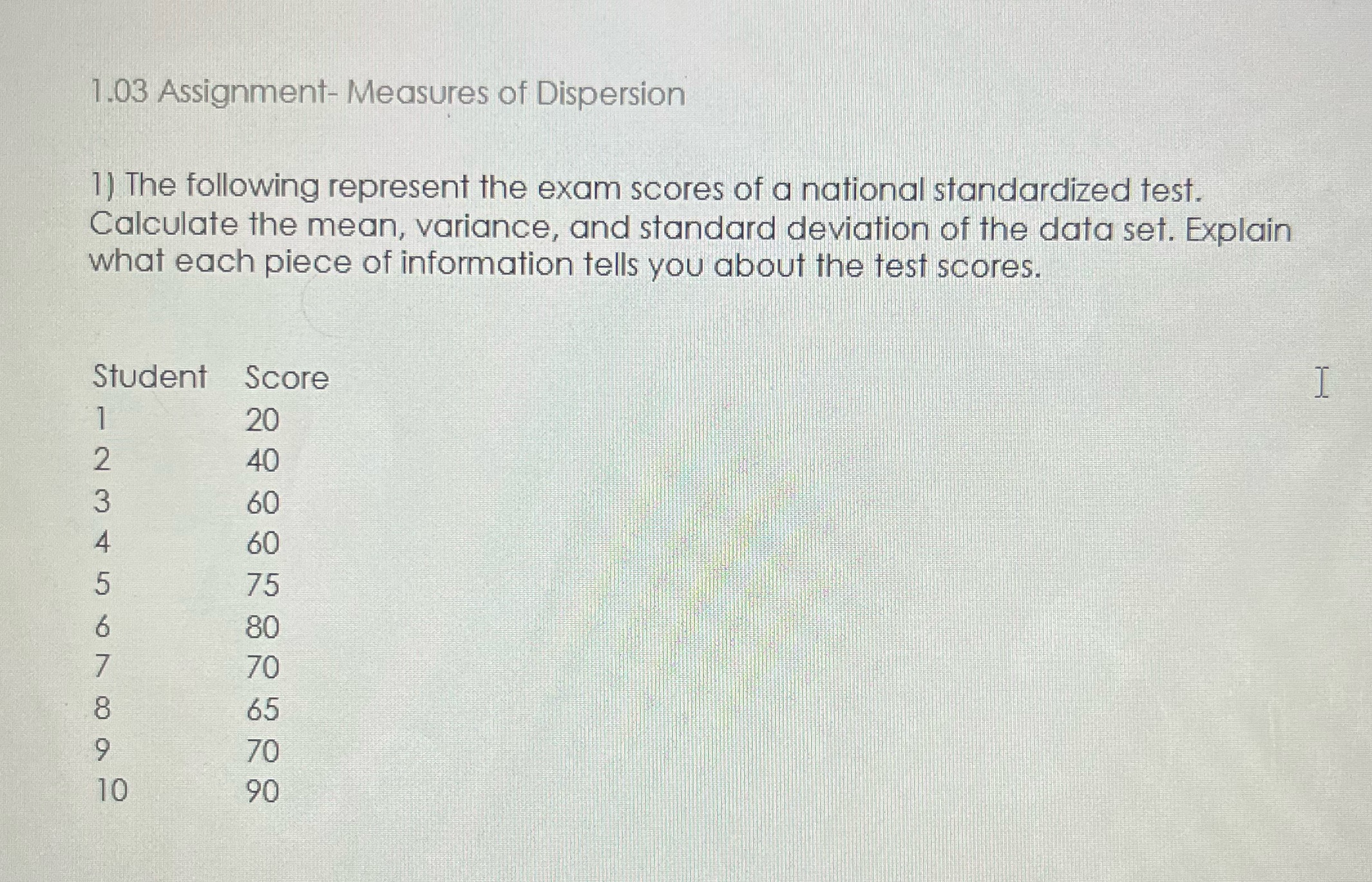 please help not sure i understand 1.03