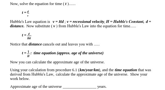 Now, solve the equation for time ( t )....