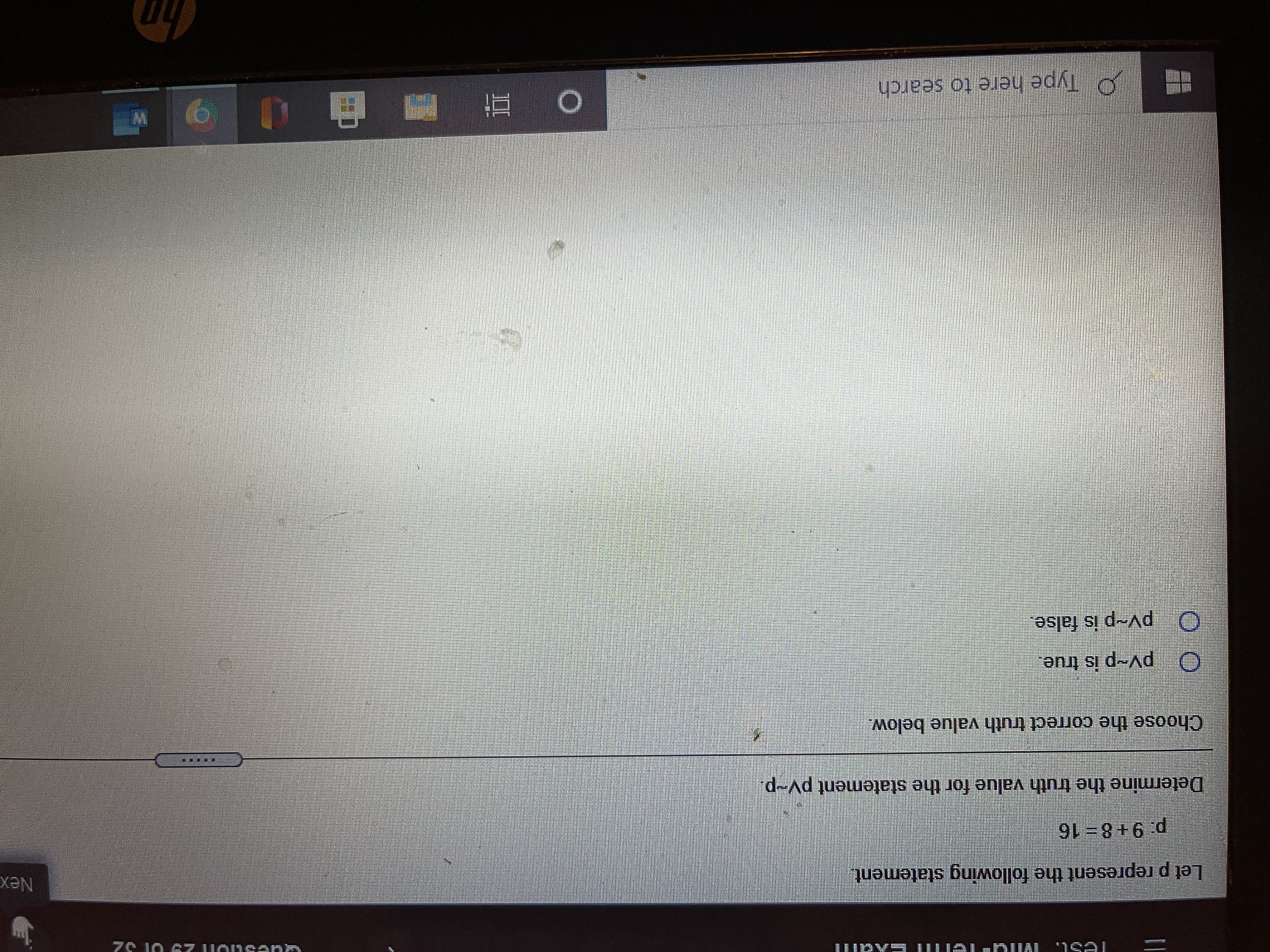 \f= Test: Mid-Term Exam Question 31 of 32 This