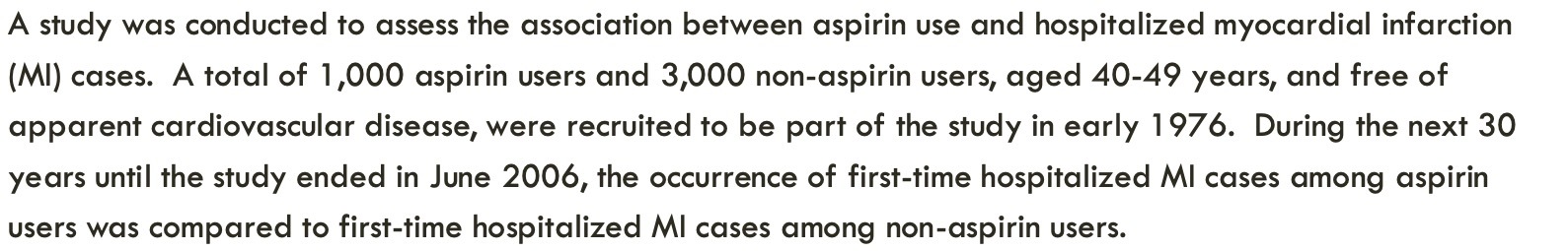 A study was conducted to assess the association