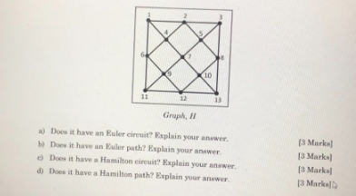 Answer in written paper with explanation. 1.1 12