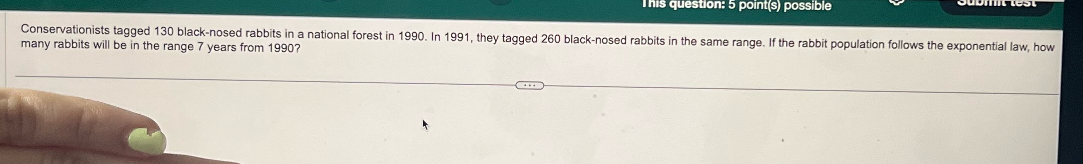 Conservationists tagged 130 black-nosed rabbits