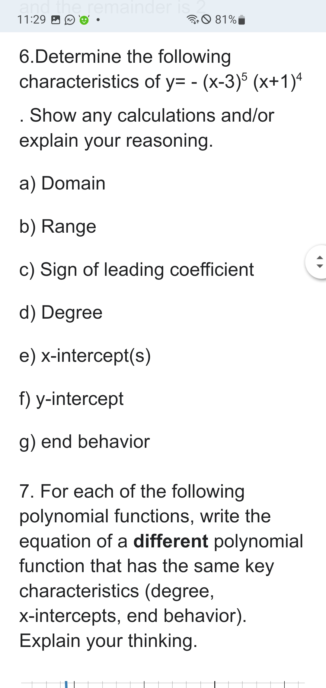 Please help me with this but Don't write the