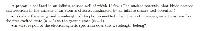 Help me solve the following: A free electron has