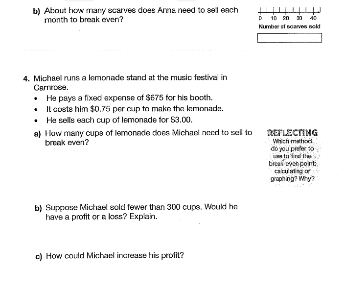 1. Renny is opening a French immersion summer