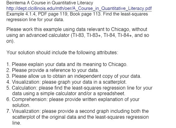 Beintema A Course in Quantitative Literacy