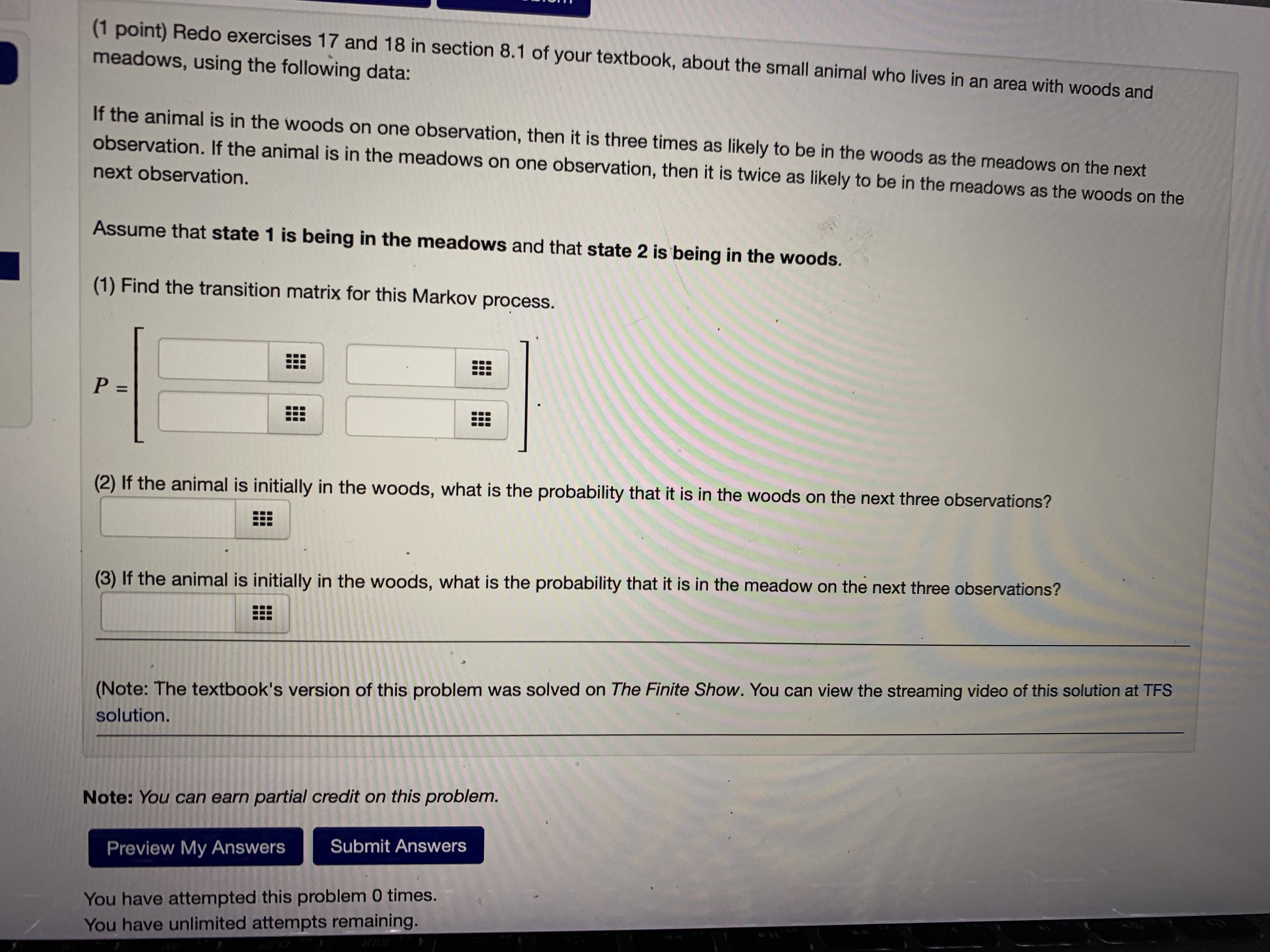 Would you help me solve these problems? (1 point)