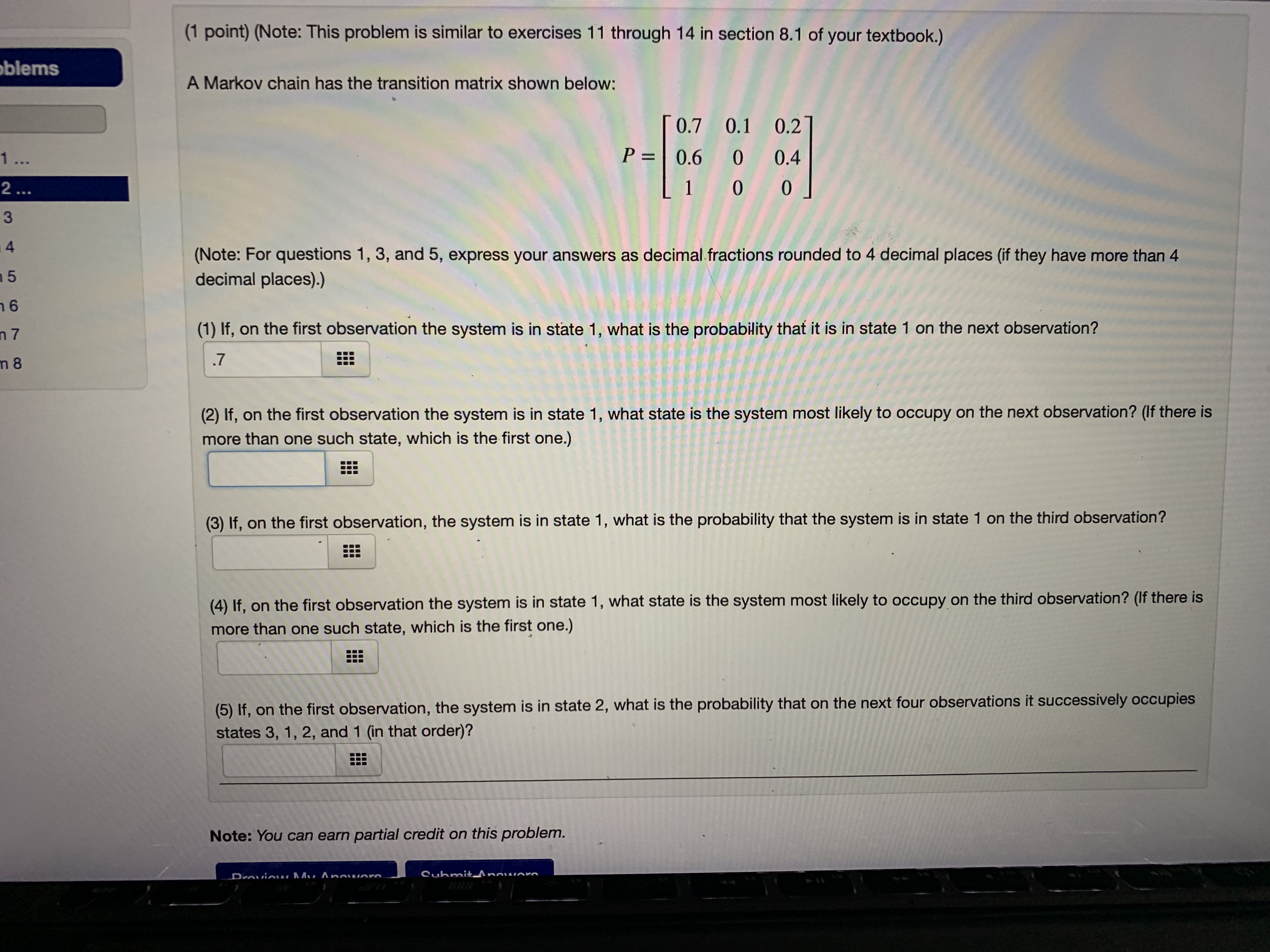 Would you help me solve these problems? (1 point)