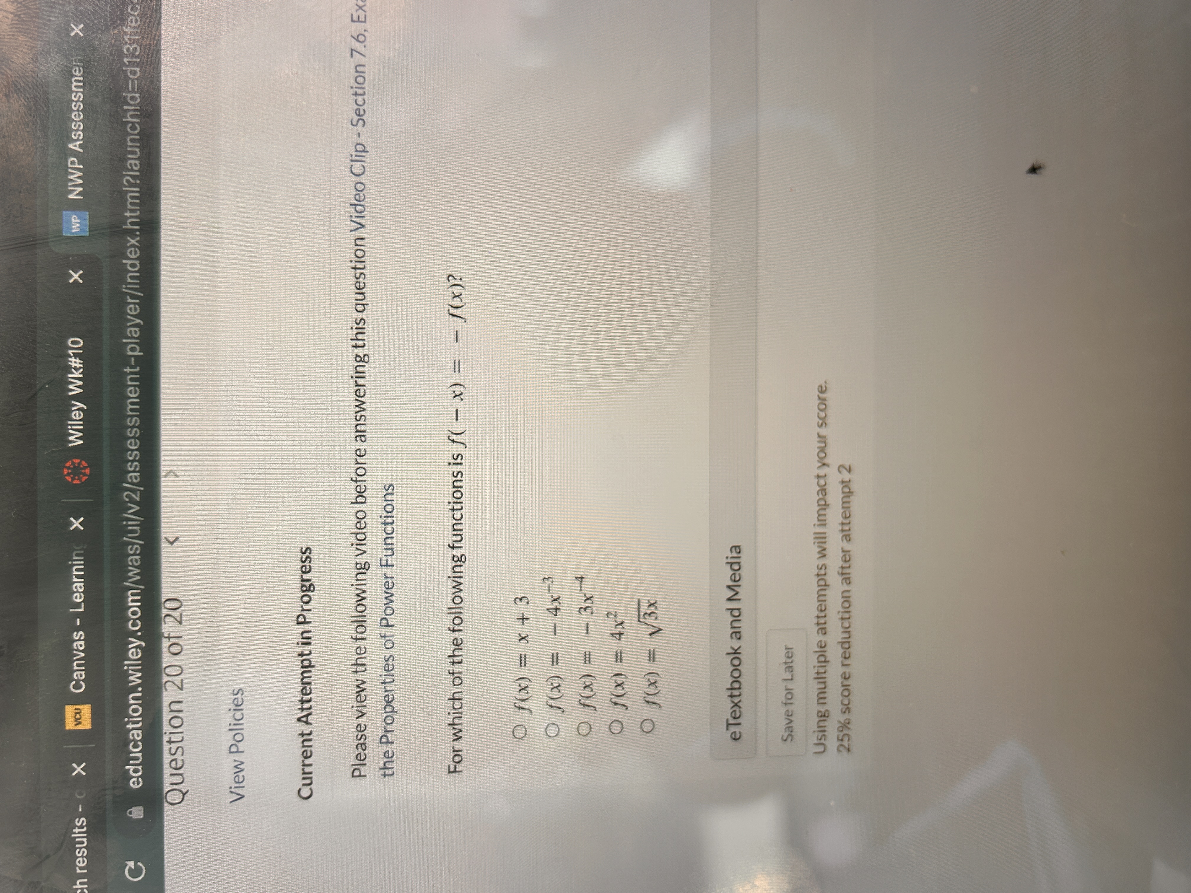 Please help. -8 -6 -4 -2 2 4 6 8 Graph C -6 Graph