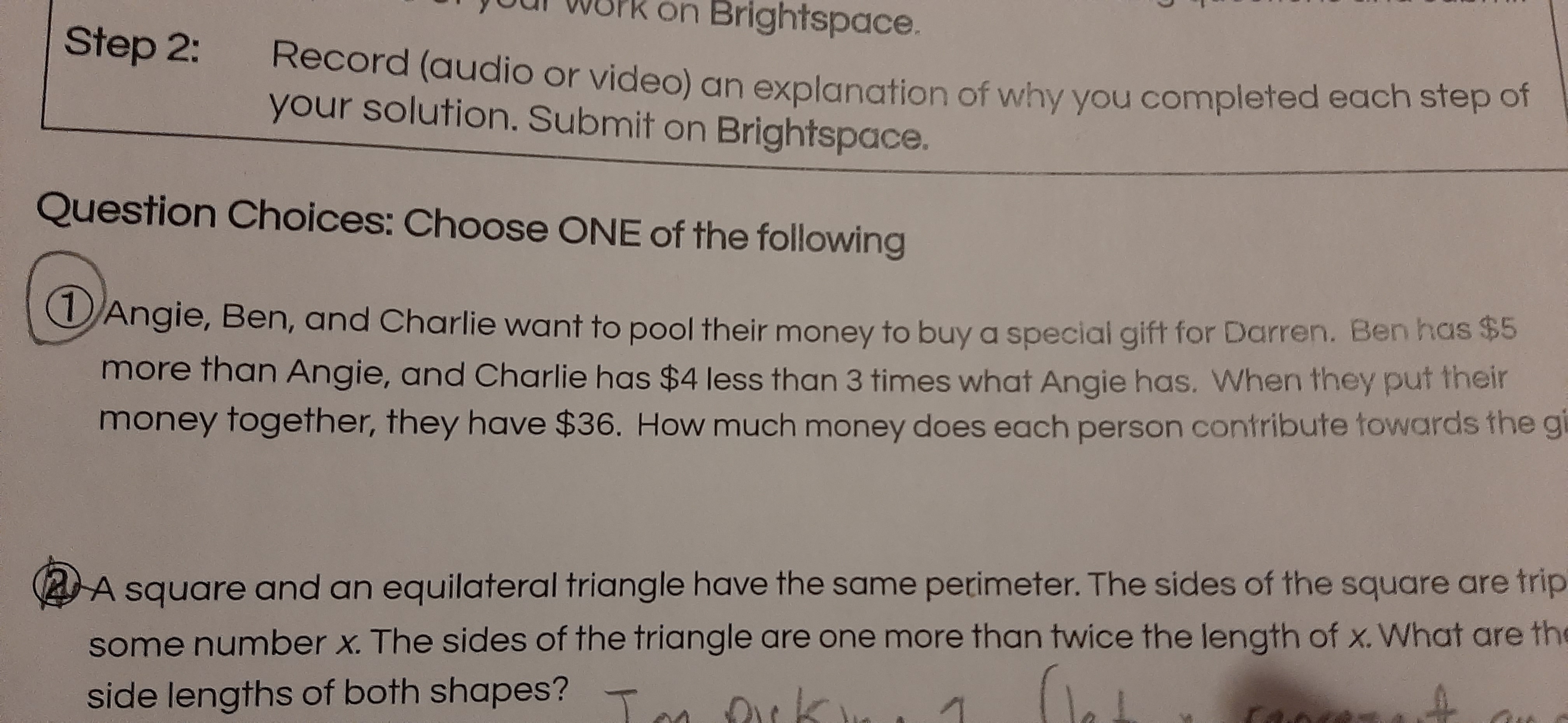 york on Brightspace. Step 2: Record (audio or