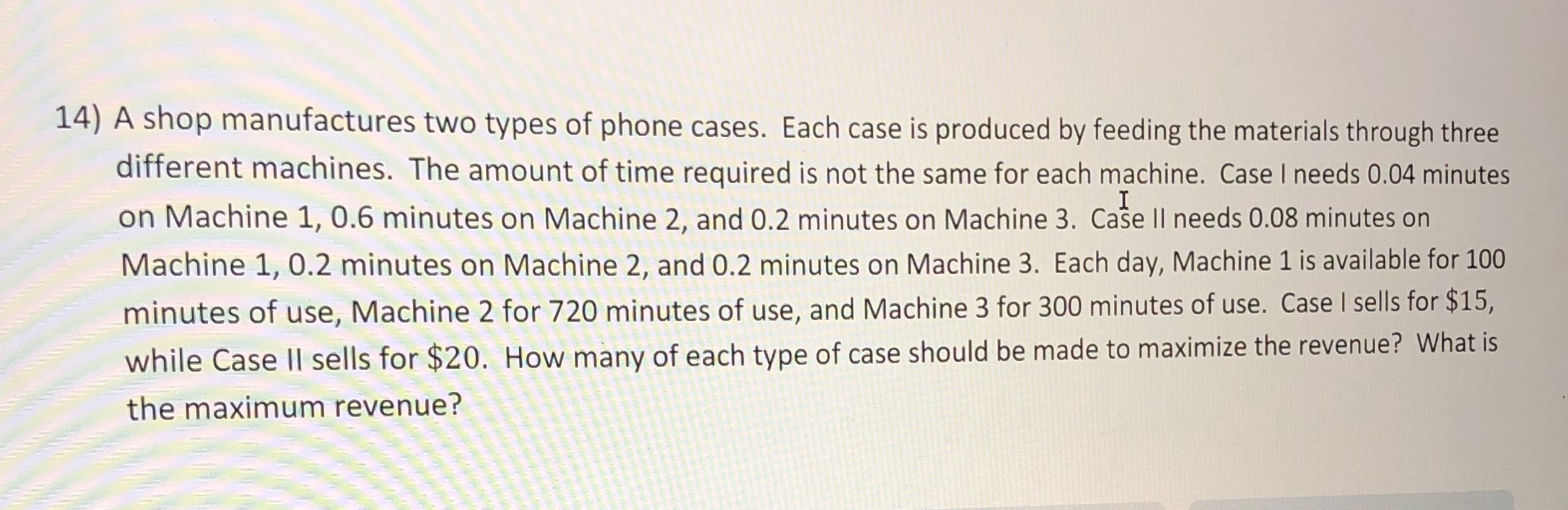 Got would I graph this and solve this showing