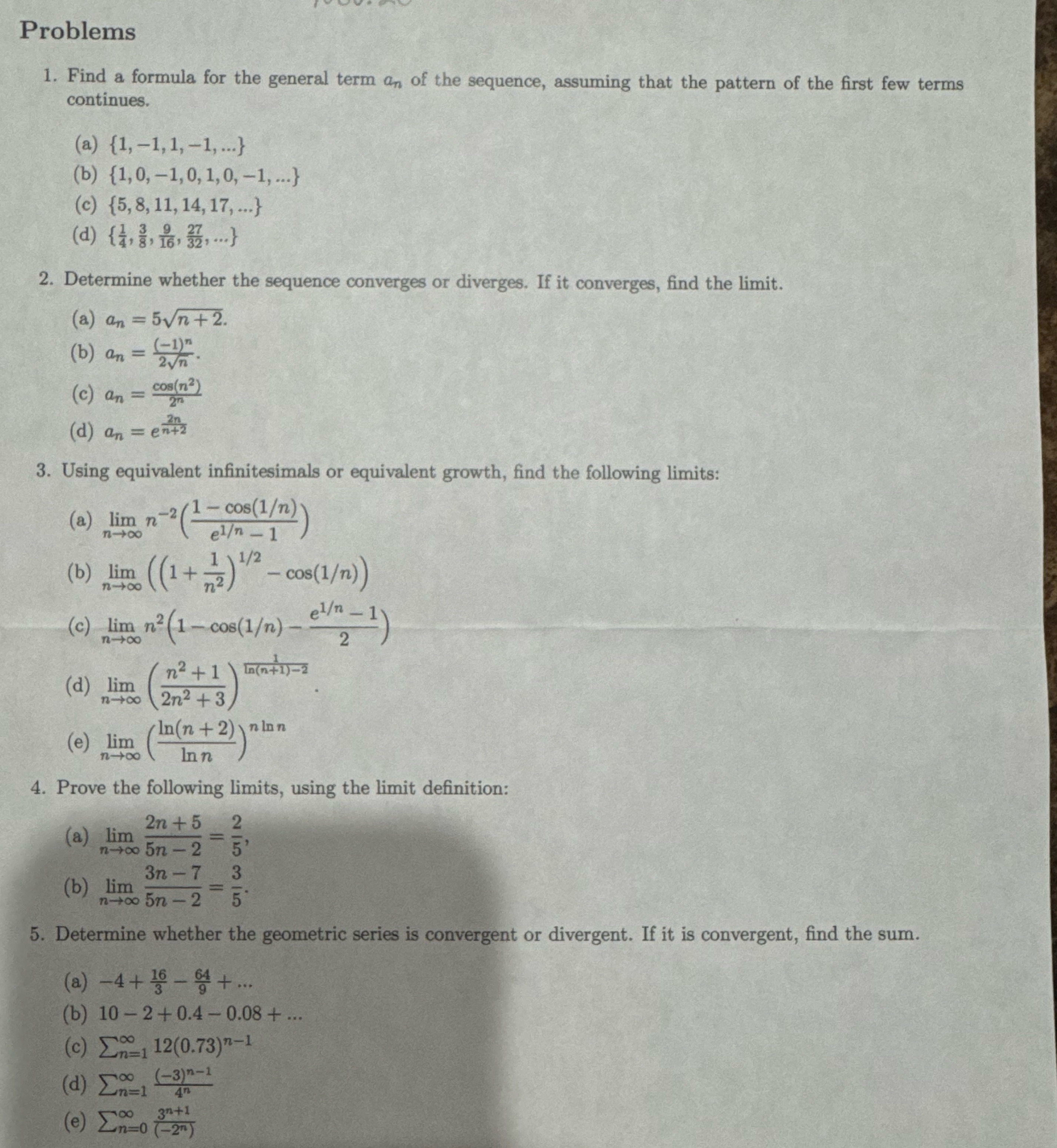 I want a hand written thoroughly solved explained