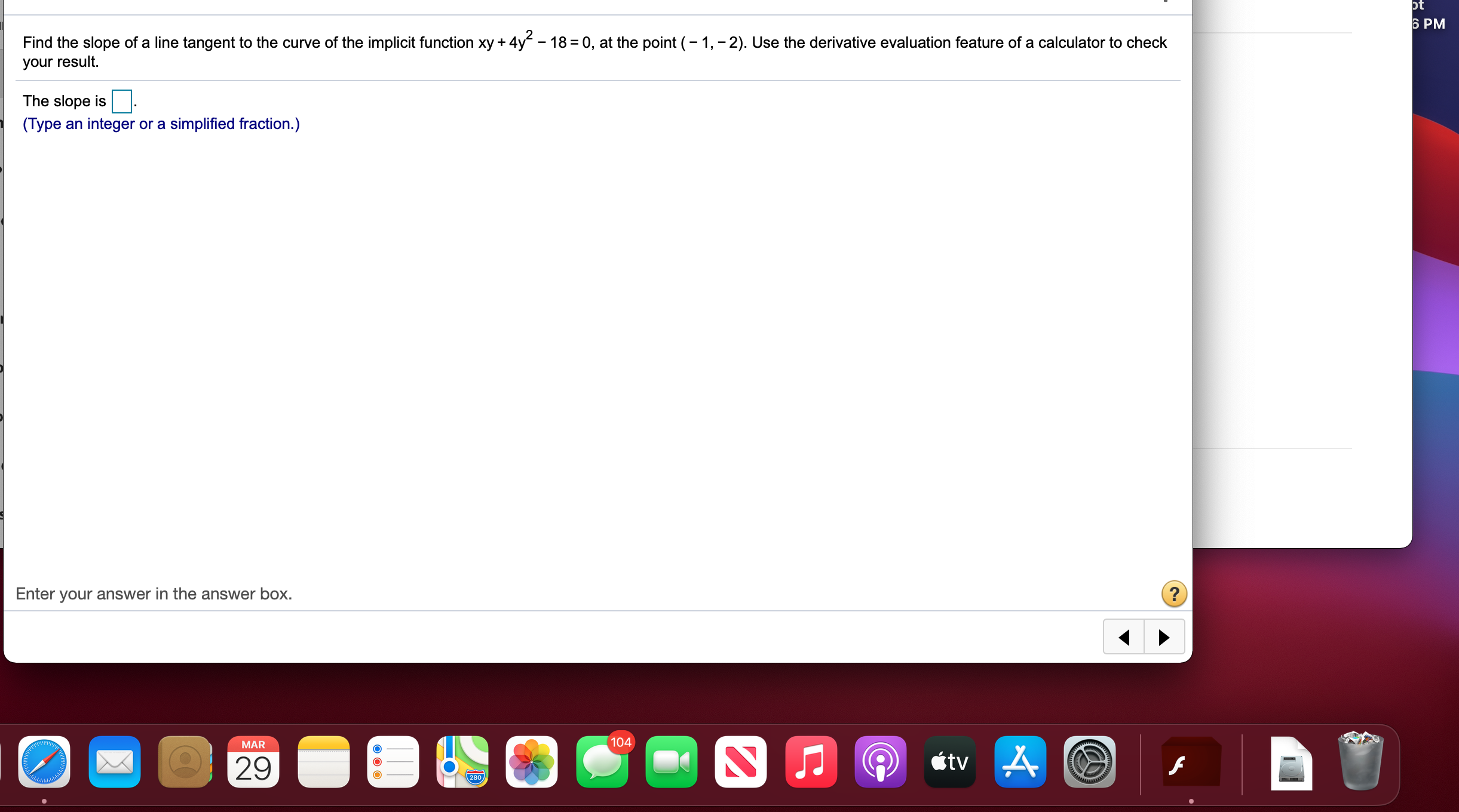 HELP ME SOLVE THIS PLEASE Find the slope of a