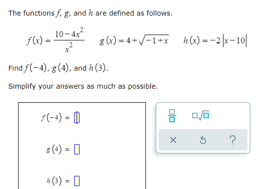 question 1 For each graph below, state whether it