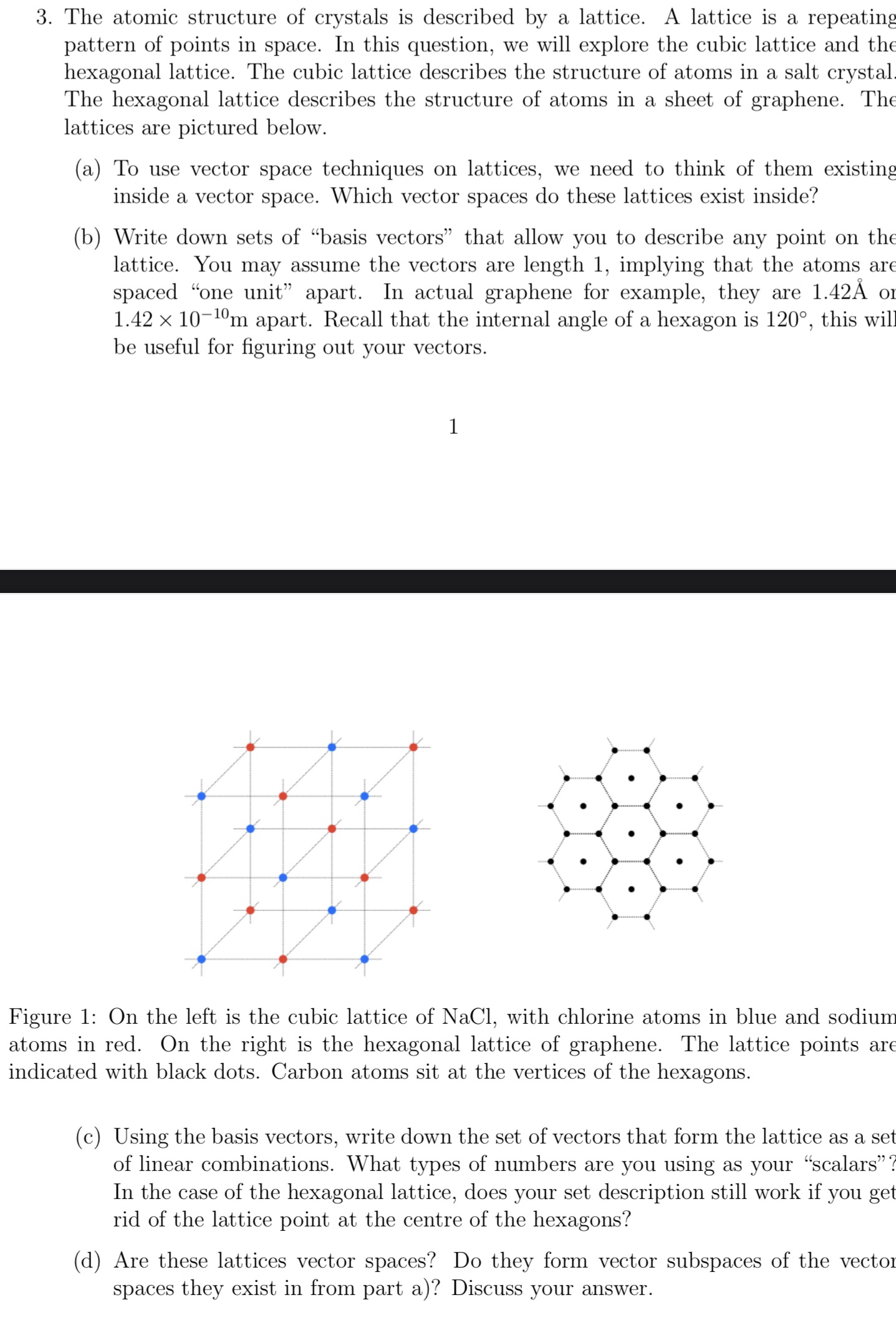 3. The atomic structure of crystals is described