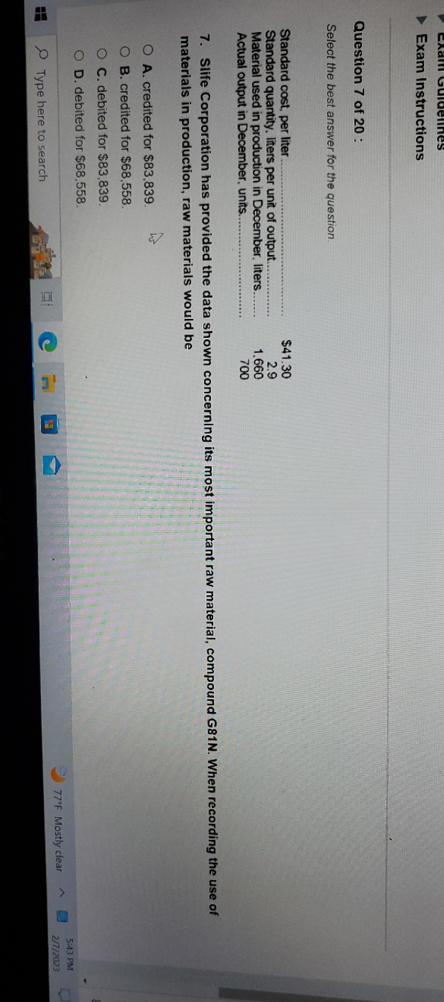 can i please get help thanks Exam Instructions