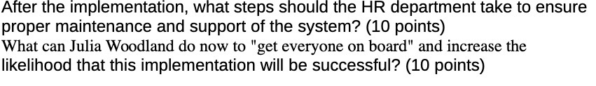After the implementation, what steps should the
