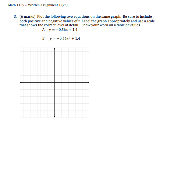 Math 1155 -- Written Assignment 1 (v2) 3. (6