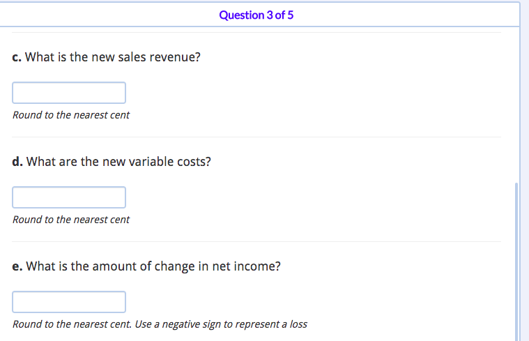 this is based on CVP Analysis (percent basis)