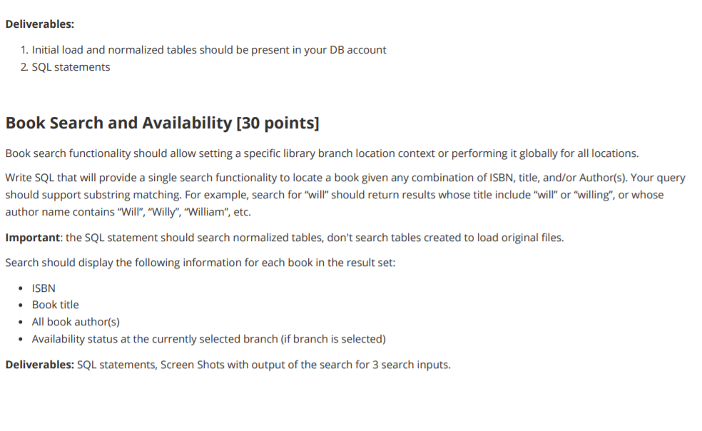 PLEASE HELP TO ANSWER THIS PROJECT Database and