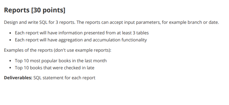 PLEASE HELP TO ANSWER THIS PROJECT Database and