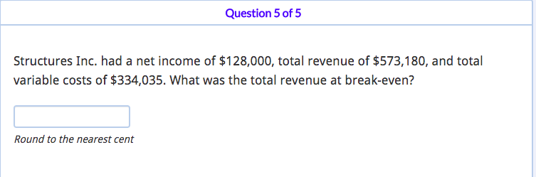 this is based on CVP Analysis (percent basis)