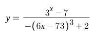 Advanced Functions. (Do not solve using e or In,