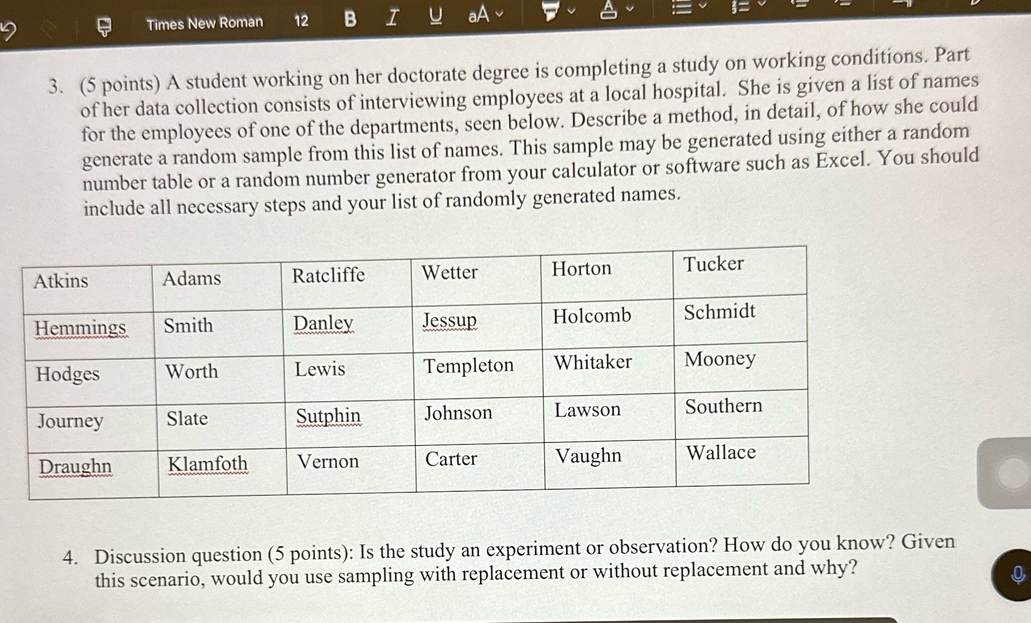 how would i even start to solve this Times New