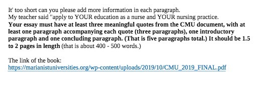 It' too short can you please add more