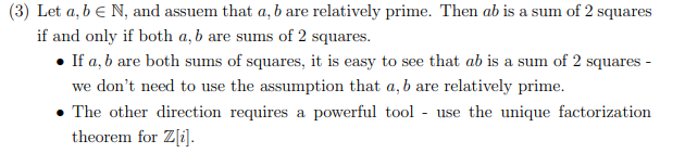 Proof: Let a, b ? N, and assuem that a, b are