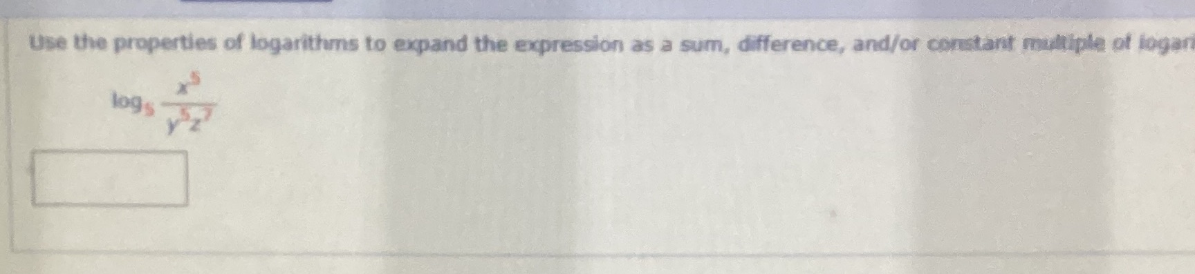 Assume all variables are positive Use the