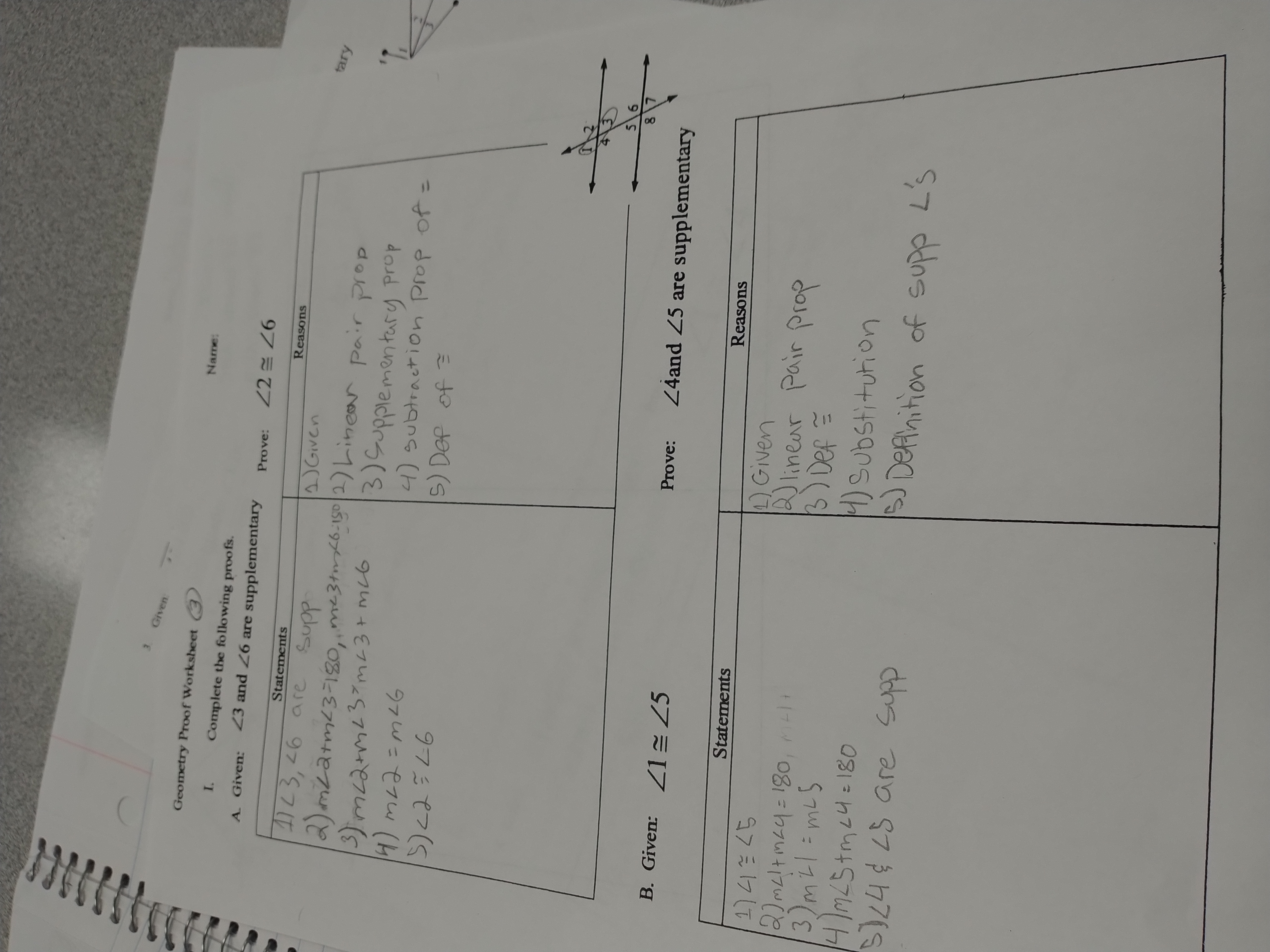Please solve the proof for question C. My only