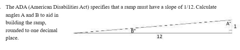 The ADA {American Disabilities Act] specifies