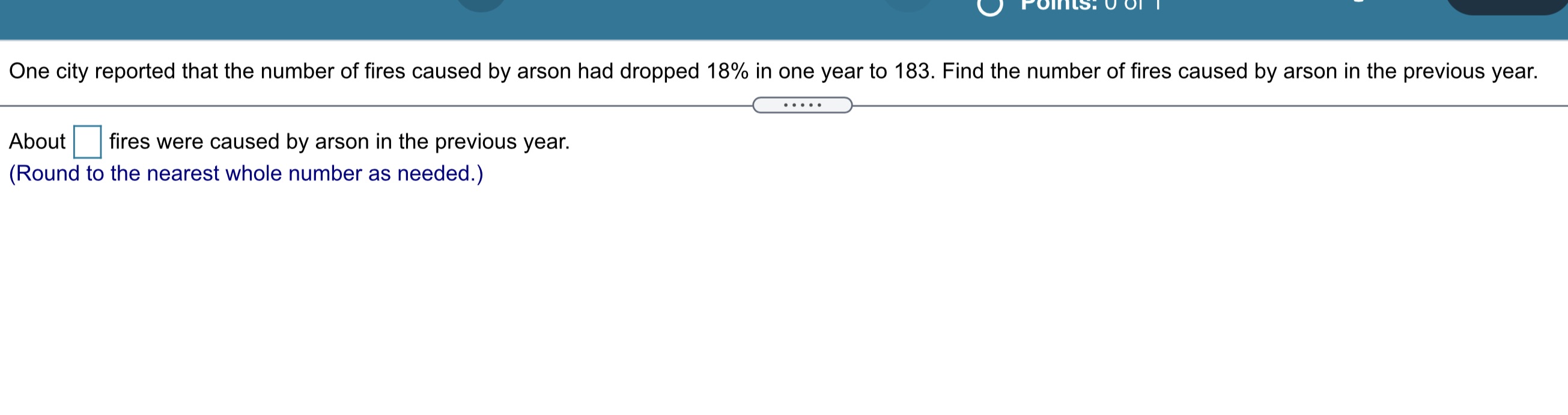 One city reported that the number of fires caused