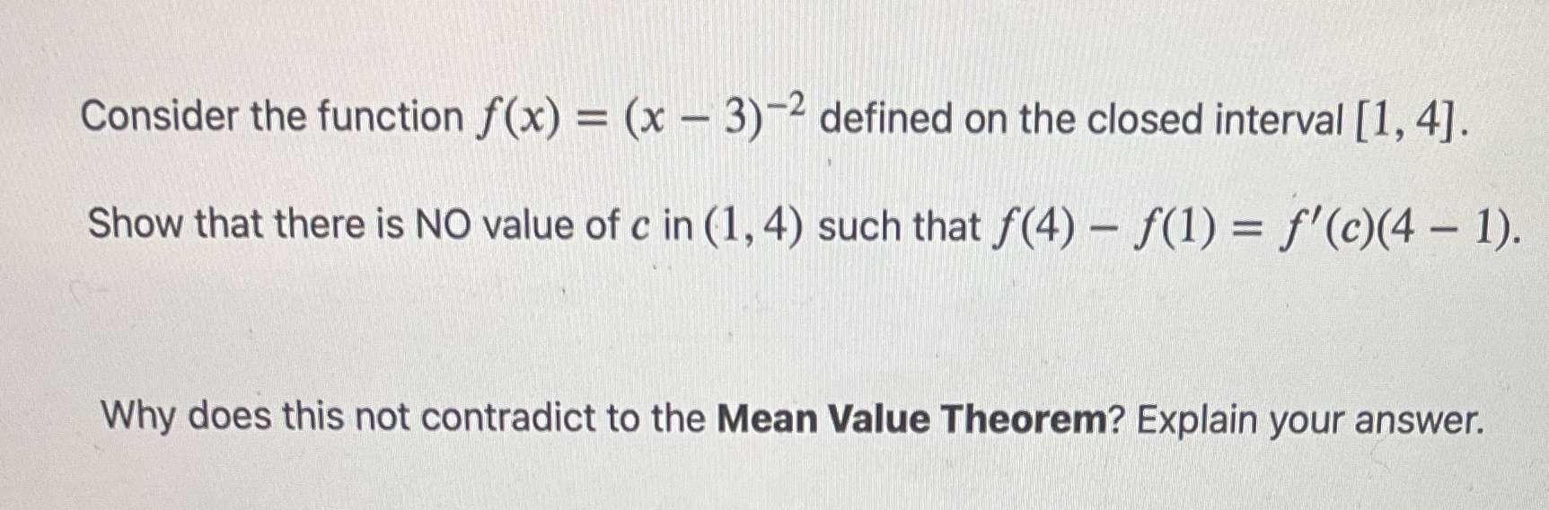 Pls see image. Consider the function f(x) = (x -