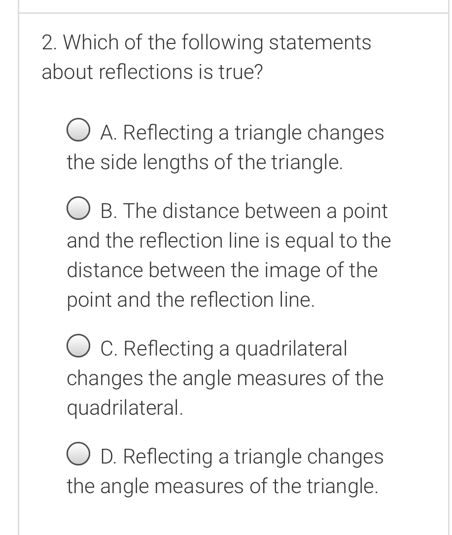 Answer the following question 2. Which of the